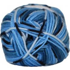 Garn & Håndarbejdsudstyr Hjertegarn Basic Superwash 5090 Blå/Hvid/Sort
