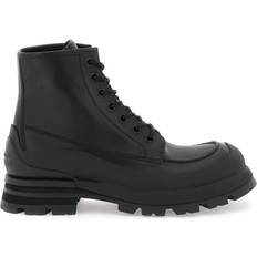 Alexander McQueen Leather Boots - Black