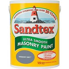 Sandtex 5L Smooth Masonry Paint Vermont Grey