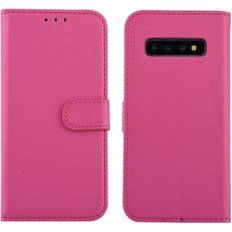 Skal-man Samsung Galaxy S10 S10 plus Plånboksfodral Rosa