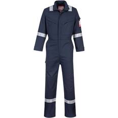 Oranssi Haalarit Portwest Mens Bizflame Flame Resistant Work Overall/Coverall Blue/Orange