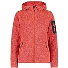 Florals Outerwear CMP Damen Zip Hoodie Jacke rot