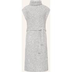 Wolle Kleider Ted Baker Cesell Roll Neck Wool-Blend Mini Dress Grau