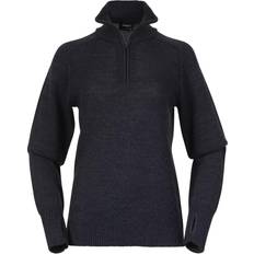 Bergans Oberteile Bergans Damen Ulriken Light Merino Pullover blau