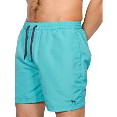 Blå - Dame Badebukser Bewley & Ritch Mens Alden Swim Shorts Blue/Red