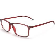 Silhouette Herr Glasögon Silhouette SPX Illusion 2942 3110 54 Röda Glasögon