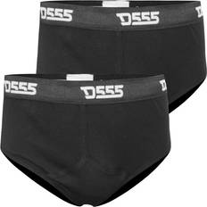 5XL Miesten alusvaatteet Duke Thompson D555 Cotton Y Front Briefs - Black