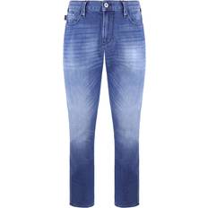Armani Men Trousers & Shorts Armani Emporio Slim Fit Mens Jeans Blue Cotton Waist