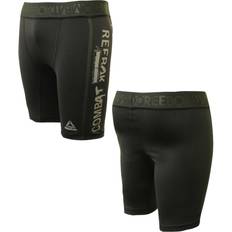 Reebok Sportswear Garment Shorts Reebok Mens Combat Valetudo Training Gym Tight Shorts Black S96507 A15E Textile