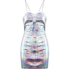 Armani Dresses Armani Exchange Metallic Womens Silver Dress 0-2 Womens