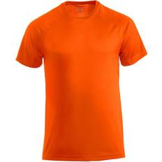 Clique T-shirts Clique Mens Premium Active T-Shirt Visibility Orange