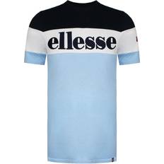 Clothing Ellesse Punto Mens Navy T-Shirt Blue Cotton