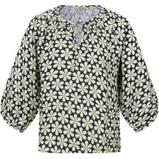 Clothing Regatta Womens/Ladies Orla Kiely Daisy Tie Neck Blouse Black