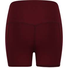 Jogger Shorts - Red Tombo Womens/Ladies Pocket Shorts XXS-XS Deep Burgundy