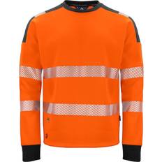 ProJob Mens Hi-Vis Sweatshirt Orange/Black