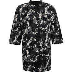 Puma Dresses Puma Classics Womens AOP Archive Logo Pullover T-Shirt Dress 573581 01 A69B Black