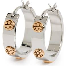 Miller Stud Huggie Earrings - Silver/Gold