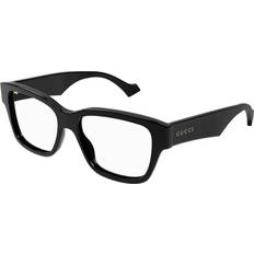 Gucci GG1428O-001 52-16 Brillengestell inkl. Gläser, Herren, Vollrand, Rechteckig