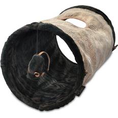 P.L.A.Y. Pet Lifestyle & You Luxury Tunnel Purr & Pounce, Farbe: Braun