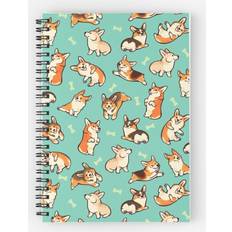 Office Supplies Famgem Spiral Notebook Jolly corgis A5 120