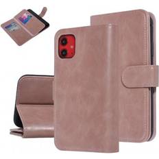 Skal-man UNIQ Fodral iPhone 11 PRO Multi Wallet 9 Kortfack Rosa Beige