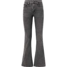 Dame - Grå Jeans Gina Tricot Low Waist Bootcut Jeans - Gray