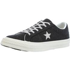 Converse One Star Black/Grey, Female, Skor, Sneakers, Svart/Grå
