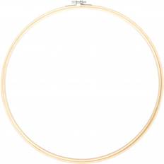 Infinity Hearts Broderiring Bambu Natur 34cm