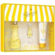 Giorgio Beverly Hills Gift Boxes Giorgio Beverly Hills Yellow 3 Pcs Set For Women: 1.7 Eau De Toilette Lotion