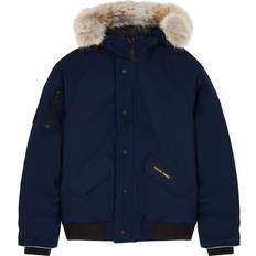 Canada Goose Kids Rundle Fur-Trimmed Arctic-Tech Bomber, Jacket, Navy