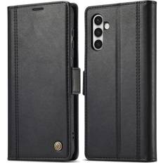 MTK LC.IMEEKE Wallet Case Fodral till Samsung Galaxy S23 Svart