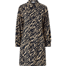 Msch Copenhagen MSCH Copenhagen Klänning mschJanaya Benina Dress AOP Svart