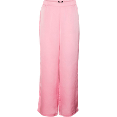 Vero Moda Rosa Byxor & Shorts Vero Moda Byxor vmRie Oli HW Wide Pants Wvn
