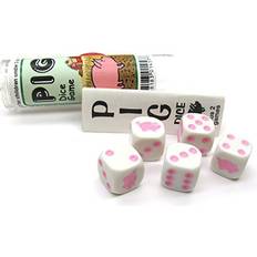 Koplow Games Pig Dice 5 Dice Set with Travel Tube and Instructions