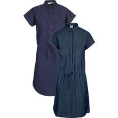 3XL Dresses Trespass Talula Women's Short Sleeve Blue