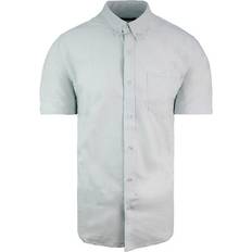 Ben Sherman S Shirts Ben Sherman Oxford Short Sleeve Shirt in Mint Cotton