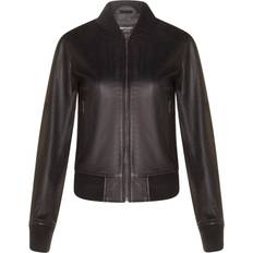 Infinity Leather Infinity Leather Womens MA-1 Bomber Jacket-Abbotsford Black