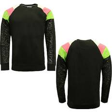 Canvas - Women Outerwear Reebok Womens RR Crew Neck Sweatshirt Jumper Jacket Black S01460 A46A Textile