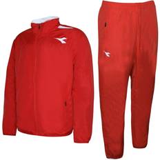 Rood - Trainingspak Jumpsuits & Overalls Diadora Red Fitness Joggers Mens Red Textile 2XS