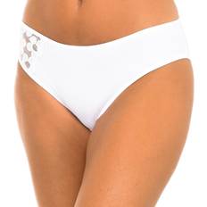 Fabric Knickers DIM Generous Embroidered Knickers White