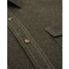 Hoggs of Fife Hoggs of Fife Dunvegan Heavyweight Flannel Shirt Loden
