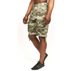 W36 Shorts Crosshatch Mens Jimster Shorts Olive Camo