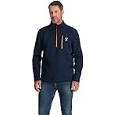 Spyder Men Tops Spyder Bandit 1/2 Zip True Navy Men's Clothing Navy