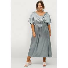 Zizzi Kjoler Zizzi Maxi kjole mMaple S/S Maxi Dress Grå 54/56