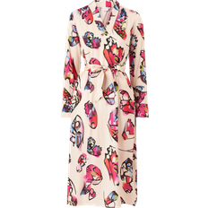 Coster Copenhagen Klänning Butterfly Print Vit