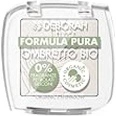 Makeup Deborah Milano Deborah Ögonskugga Mono BIO Formel ren färg nr 01 vit, med ingredienser 100% naturligt ursprung, vegansk och djurvänlig