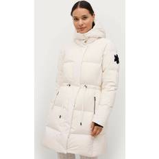 Dam - Guld Kappor & Rockar Áhkká Dunkappa Gold Down Coat w Drawstring Natur