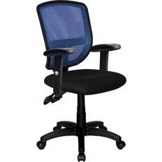 Silver/Chrome Office Chairs Nexus Medium Back Mesh Operator Office Chair