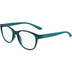 Turquoise Glasses & Reading Glasses Calvin Klein Woman CK19572 430 Optical Frames Acetate Green
