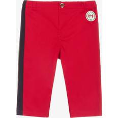 Gucci Boys Red Gabardine Baby Trousers 12-18 month
